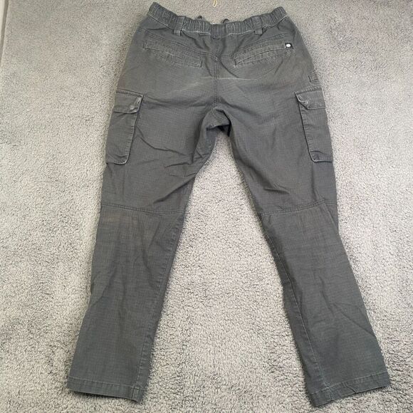 Mens 686 All Time Wide Taper black ripstop Cotton Cargo Small - Picture 9 of 10